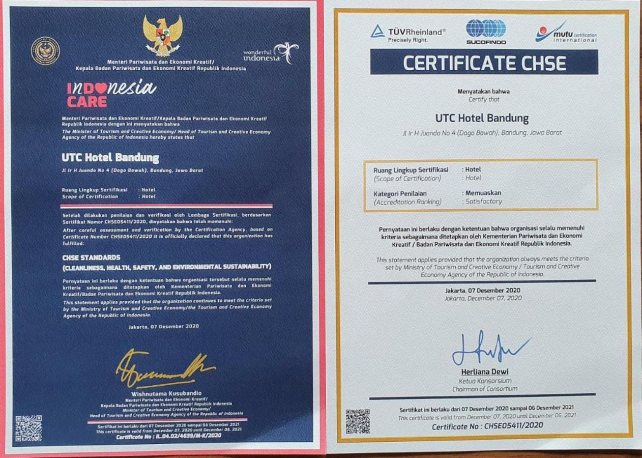 Utc Dago Hotel Bandung Kültér fotó